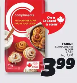 IGA FARINE COMPLIMENTS FLOUR offer