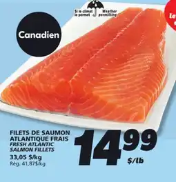 IGA FRESH ATLANTIC SALMON FILLETS offer