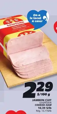 IGA GASPÉSIEN COOKED HAM offer