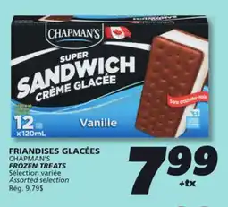 IGA CHAPMAN'S FROZEN TREATS offer