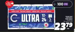 IGA COMPLIMENTS FORMAT VALEUR PAPER TOWELS offer