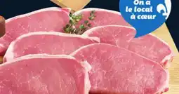 IGA FRESH BONELESS PORK LOIN CHOPS offer