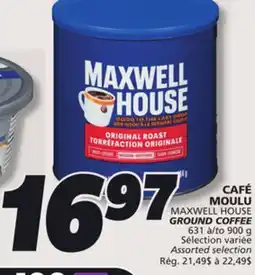 IGA MAXWELL HOUSE GROUND COFFEE offer