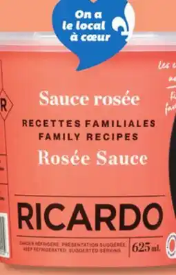 IGA RICARDO PASTA SAUCE offer