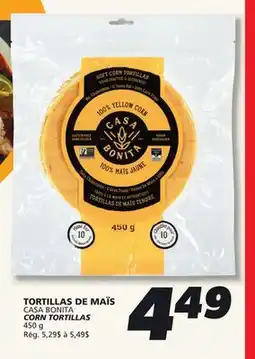 IGA CASA BONITA CORN TORTILLAS offer