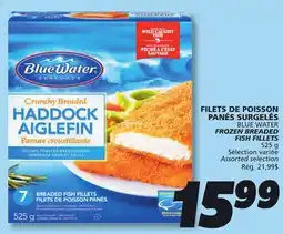 IGA BLUE WATER FROZEN BREADED FISH FILLETS offer