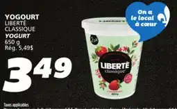 IGA LIBERTÉ CLASSIQUE YOGURT offer