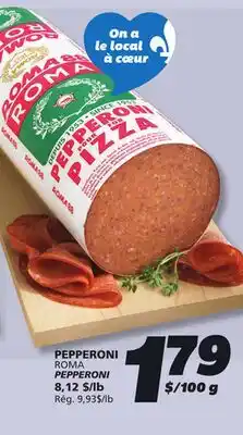 IGA ROMA PEPPERONI offer