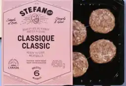 IGA STEFANO FAITA FRESH READY TO COOK MEATBALLS offer