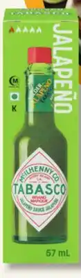 IGA McILHENNY CO. TABASCO PEPPER SAUCE offer