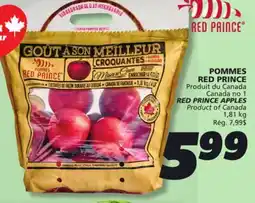 IGA RED PRINCE APPLES offer