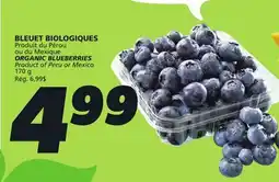 IGA ORGANIC BLUEBERRIES offer