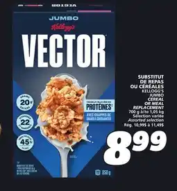 IGA KELLOGG'S JUMBO CEREAL OR MEAL REPLACEMENT offer