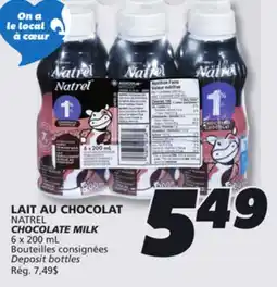 IGA CHOCOLATE MILK offer