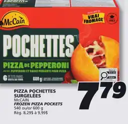IGA FROZEN PIZZA POCKETS offer