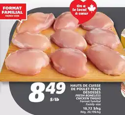 IGA FRESH BONELESS CHICKEN THIGHS. Family size offer