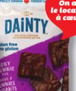IGA DAINTY (370 à 460 g) c, CAKE OR CUPCAKE MIX, ALL PURPOSED FLOUR OR ORGANIC PEANUT BUTTER offer