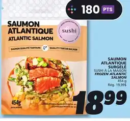 IGA SUSHI À LA MAISON FROZEN ATLANTIC SALMON offer