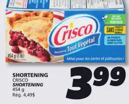 IGA SHORTENING offer