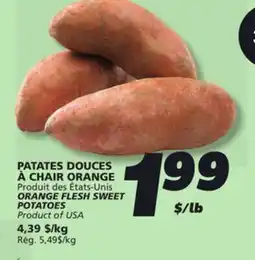 IGA ORANGE FLESH SWEET POTATOES. Product of USA offer