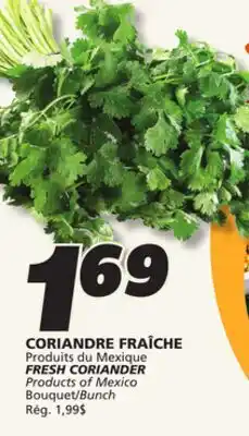 IGA FRESH CORIANDER offer
