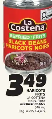 IGA LA COSTENA REFRIED BEANS offer