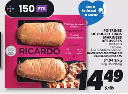 IGA RICARDO Teriyaki, BONELESS MARINATED CHICKEN BREASTS offer