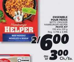 IGA HAMBURGER HELPER PASTA KIT offer