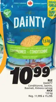 IGA DAINTY Conditionné, Jasmin, Basmati, Kimora calrose RICE offer