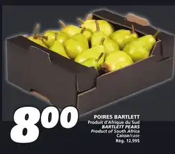 IGA BARTLETT PEARS offer