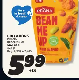IGA PRANA BEAN ME UP SNACKS offer