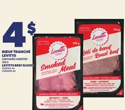 Provigo BŒUF TRANCHÉ LEVITTS, 150 G | LEVITTS BEEF SLICED offer