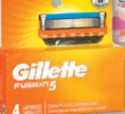 Familiprix GILLETTE Selected cartridges or razors offer