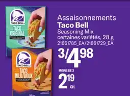 Provigo ASSAISONNEMENTS TACO BELL SEASONING MIX offer