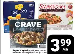 Pasquier Repas surgelé Crave, Kraft Dinner ou Smart Ones Signature 241g à 340g offer