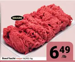 Pasquier Boeuf haché maigre 14,31$ / kg offer