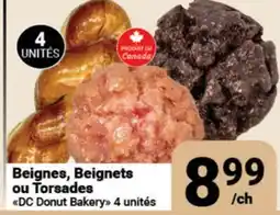 Pasquier Beignes, Beignets ou Torsades DC Donut Bakery 4 unités offer