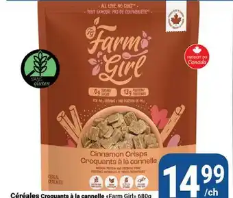 Pasquier Céréales Croquants à la cannelle Farm Girl offer