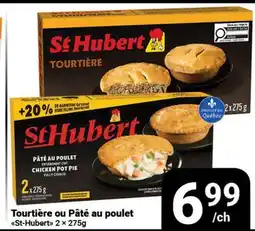 Pasquier Tourtière ou Pâté au poulet St-Hubert 2 × offer