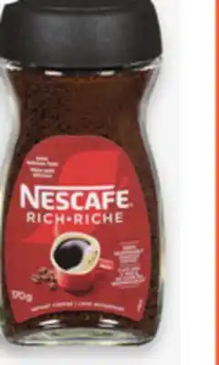 Uniprix NESCAFÉ, TASTER'S CHOICE Cafés instantanés sélectionnés/ Selected instant coffees offer