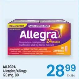 Uniprix ALLEGRA Allergies/Allergy offer