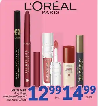 Uniprix L'ORÉAL PARIS Maquillage sélectionné/Selected makeup products offer