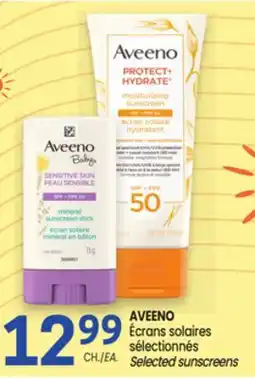 Uniprix AVEENO Écrans solaires sélectionnés/Selected sunscreens offer