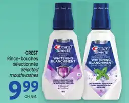 Uniprix CREST Rince-bouches sélectionnés/ Selected mouthwashes offer
