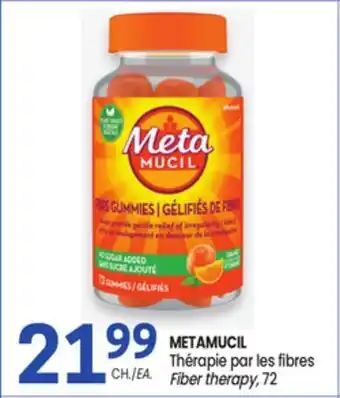 Uniprix METAMUCIL Thérapie par les fibres /Fiber therapy offer