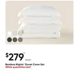 Dormez Vous Bamboo Nights Duvet Cover Set offer