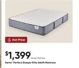 Dormez Vous Serta Perfect Sleeper Elite Adrift Mattress offer