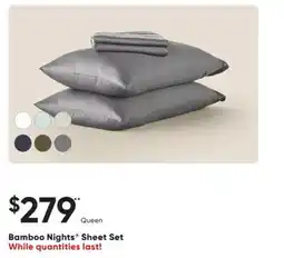 Dormez Vous Bamboo Nights Sheet Set offer