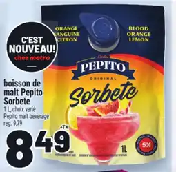 Metro BOISSON DE MALT PEPITO SORBETE | PEPITO MALT BEVERAGE offer