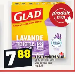 Metro SACS À ORDURES GLAD | GLAD GARBAGE BAGS offer